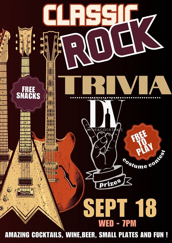 Della Viti Trivia - CLASSIC ROCK TRIVIA! 9\/18\/24