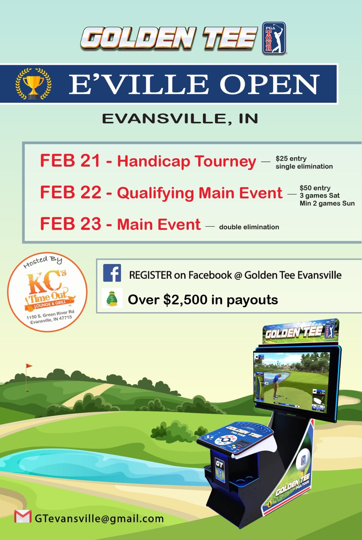 E'Ville Open - Golden Tee Tournament