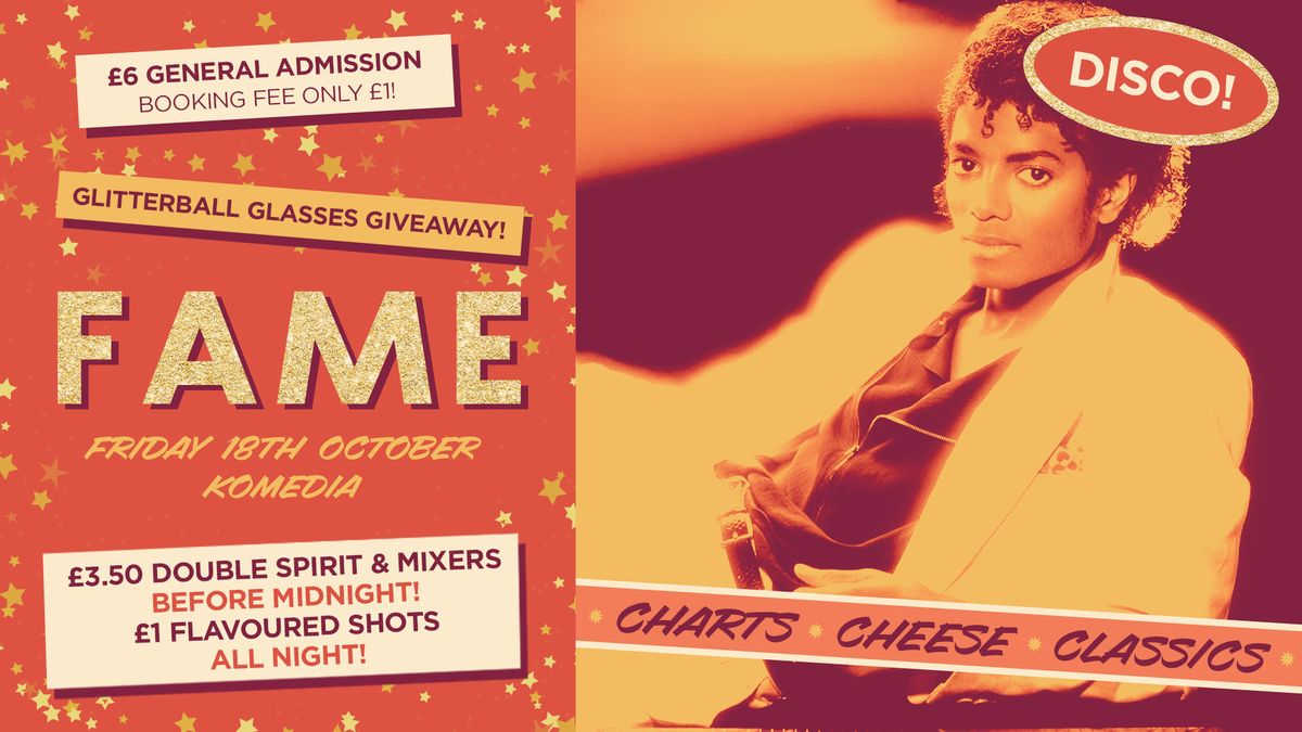 FAME \/\/ Charts, Cheese &amp; Classics!! \/\/ 400 SPACES ON THE DOOR!