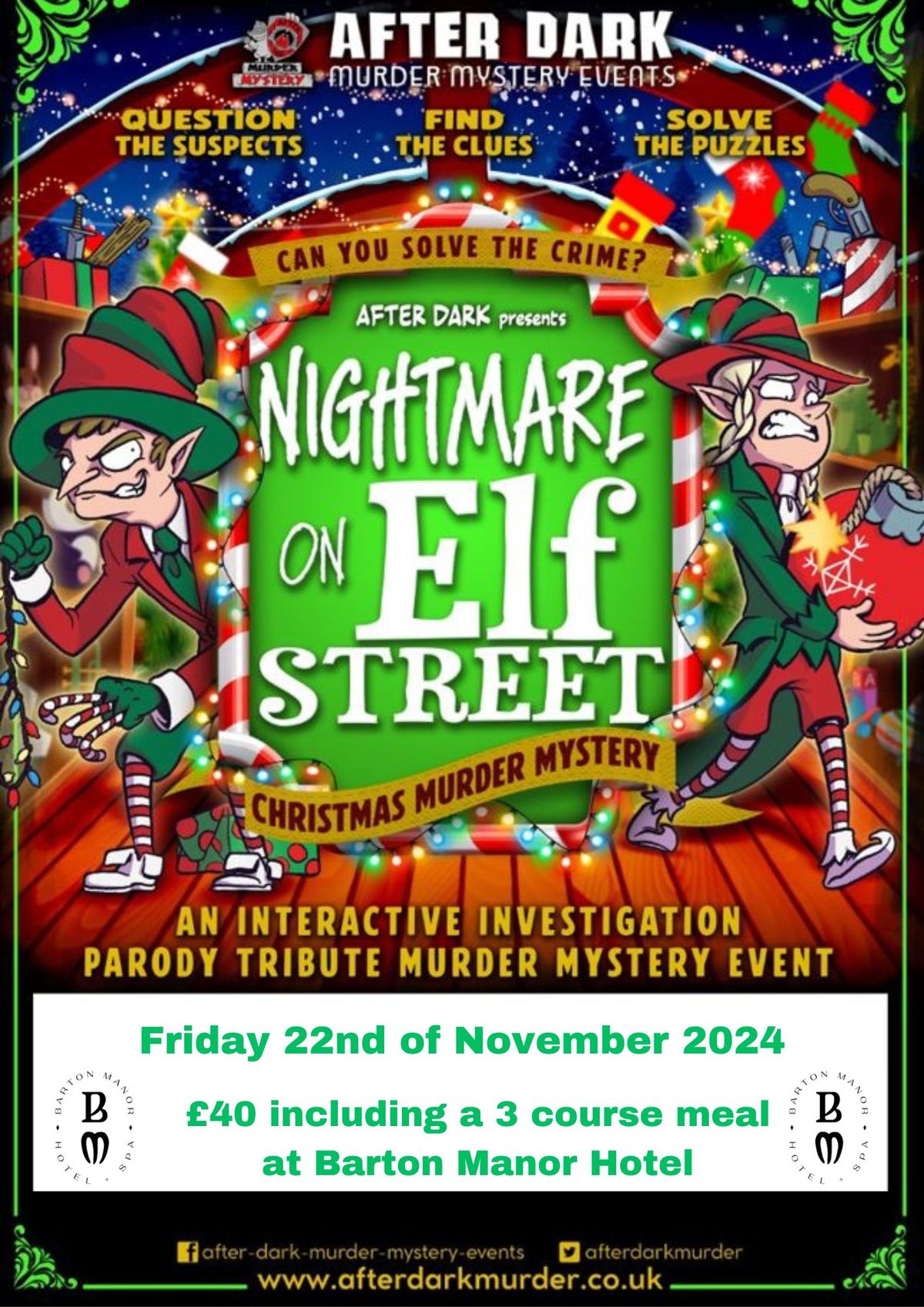 Nightmare On Elf Street Christmas Murder Mystery