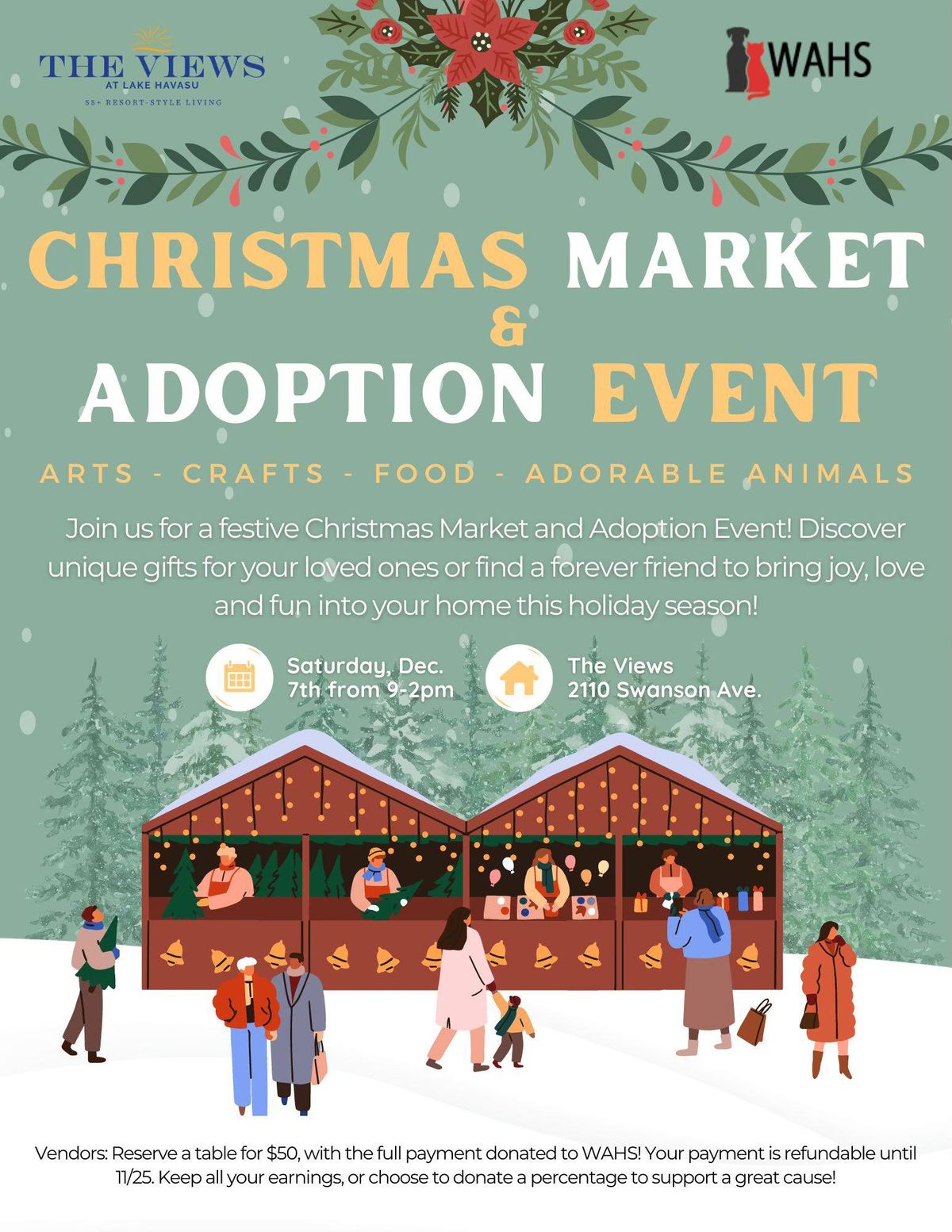 Christmas Market & WAHS Adoption Event