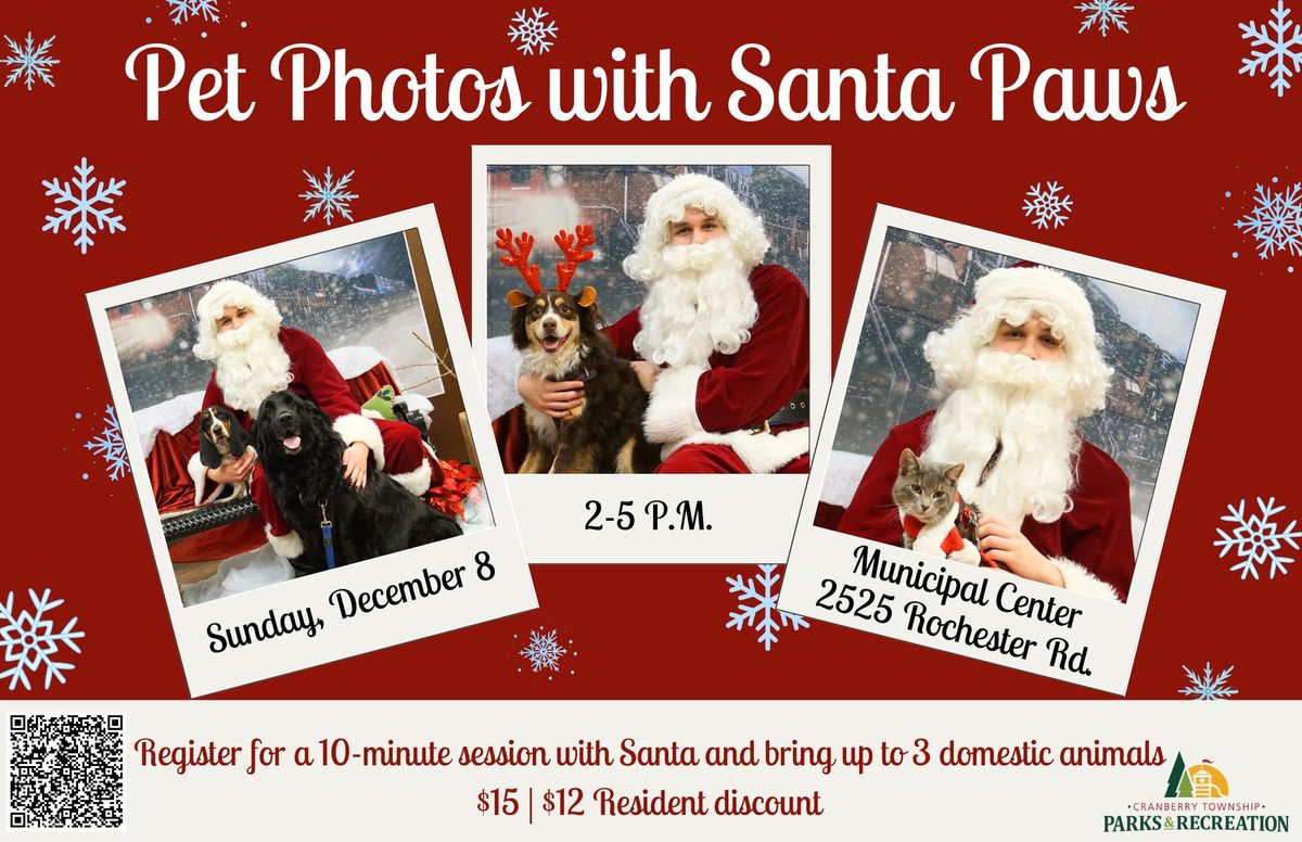 Pet Photos with Santa