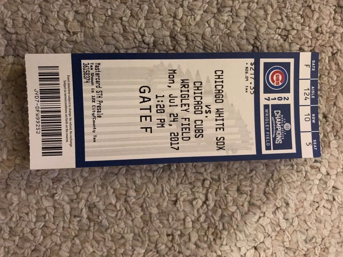 Chicago Cubs at Chicago White Sox Tickets