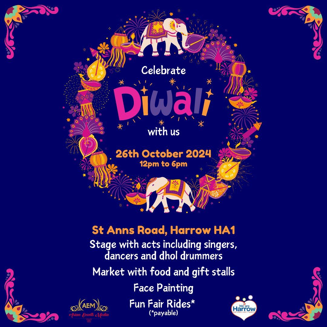 Celebrate Diwali in Harrow Town Centre