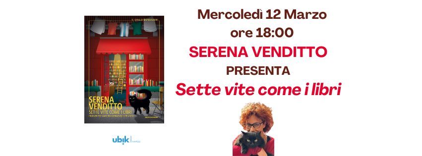 Serena Venditto presenta "Sette vite come i libri"