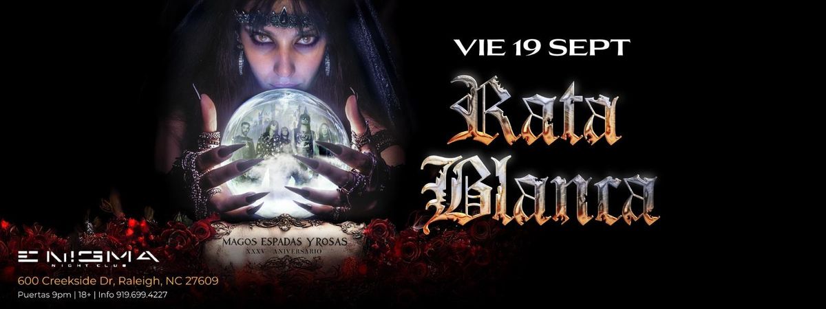 RATA BLANCA EN RALEIGH