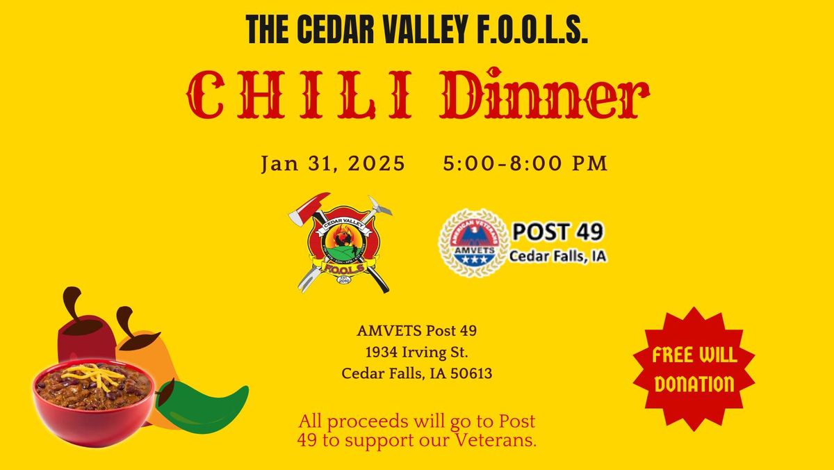 Free Will Donation Chili\/Soup Dinner