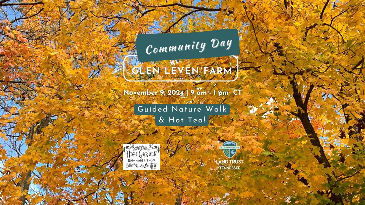 November Community Day with High Garden Tea