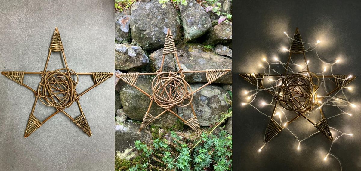 Introduction to willow weaving - create a festive star