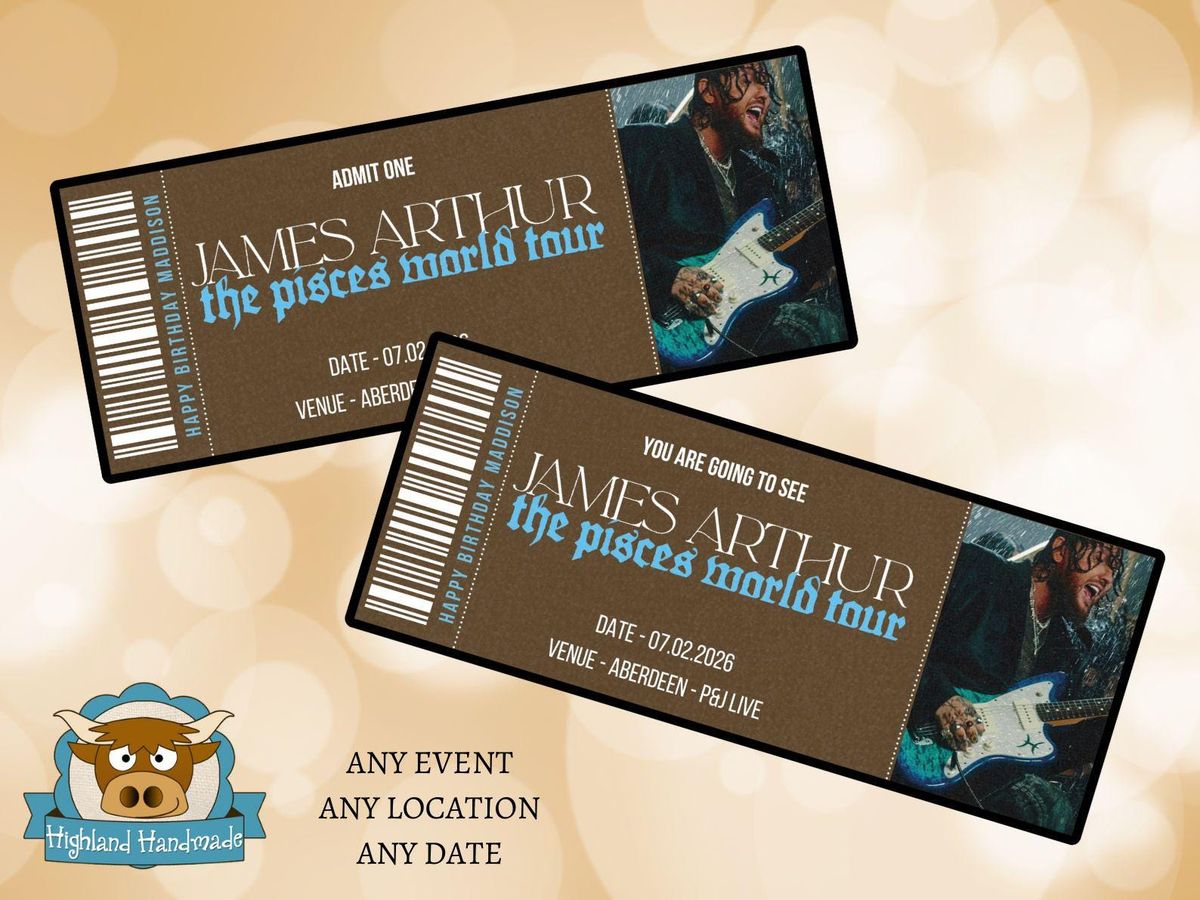 James Arthur at Movistar Arena - Madrid