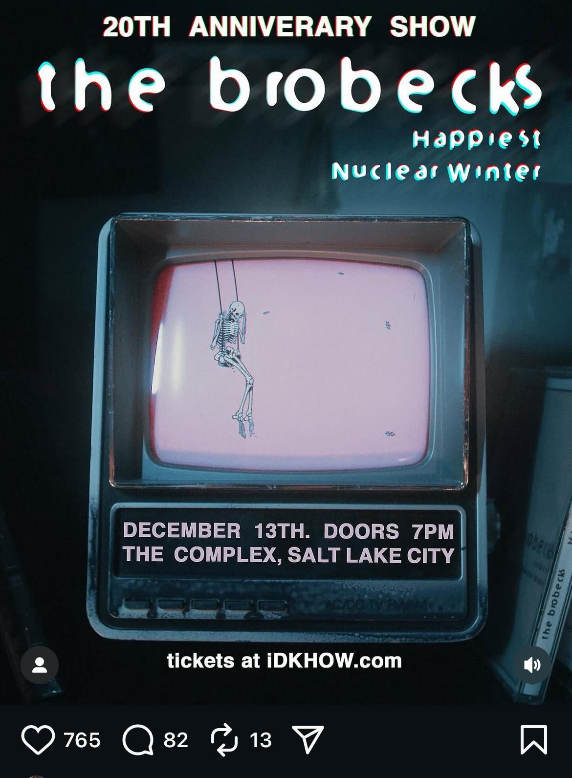 The Brobecks: 20th Anniversary Reunion Show at The Complex - Rockwell