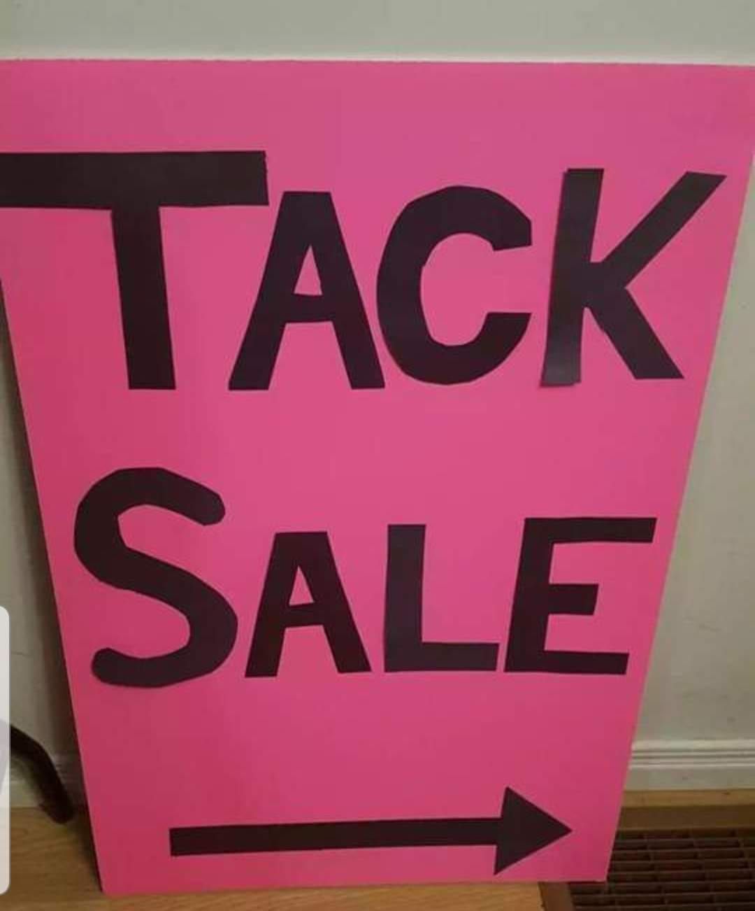 Huge Indoor Tack Sale