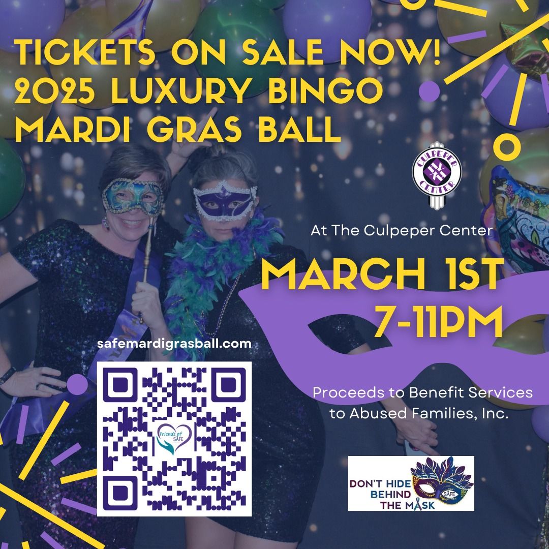 2025 Luxury Bingo Mardi Gras Ball