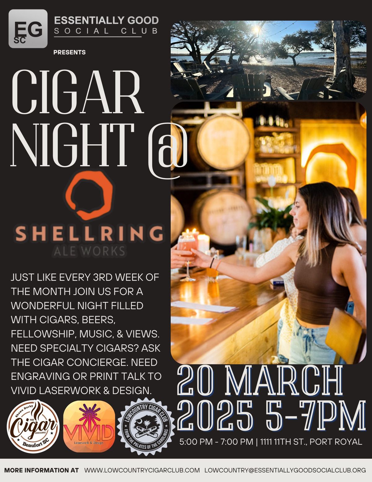 Cigar Night @ Shellring Ale Works