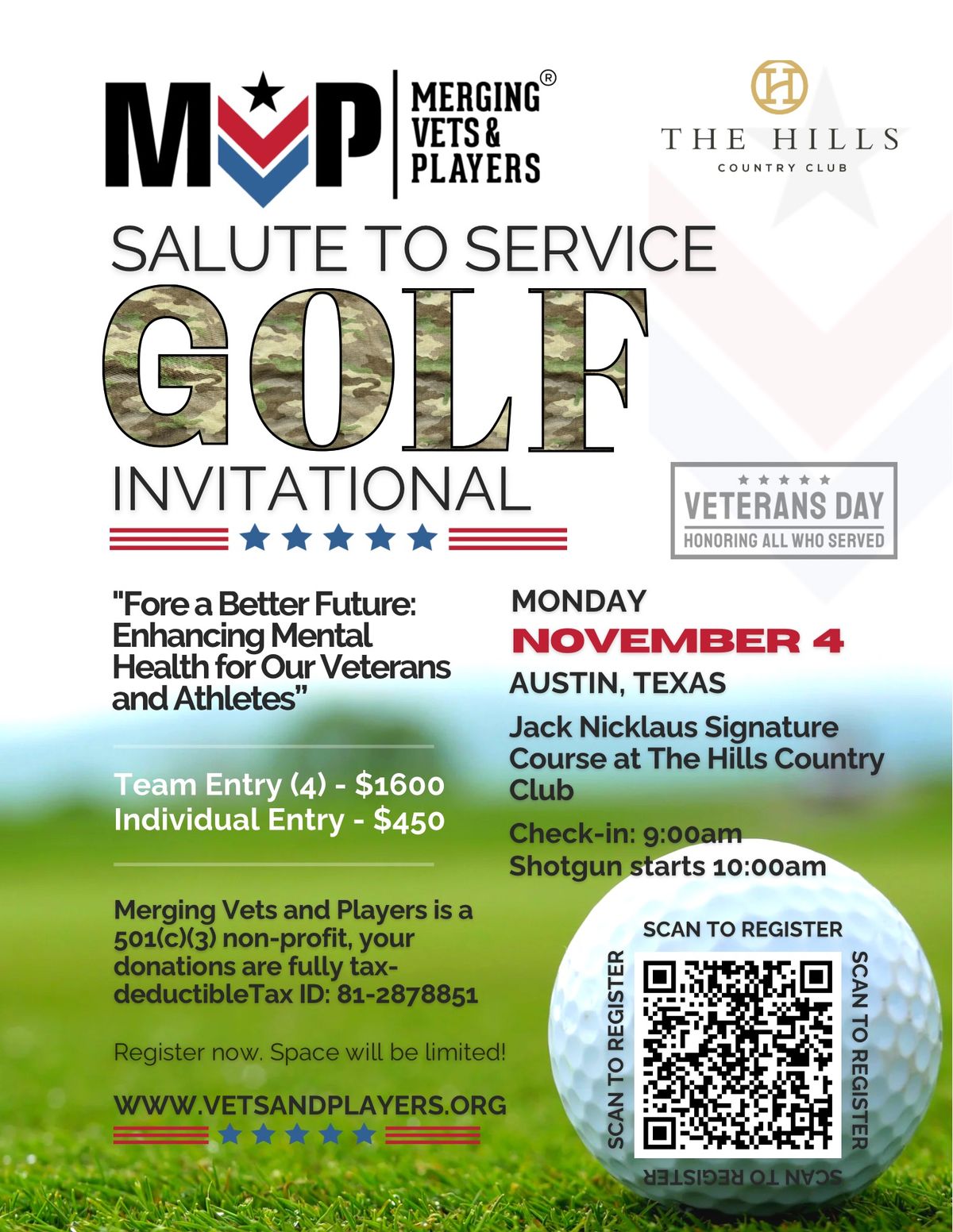 Salute to Service Golf Invitational & Charity Classic