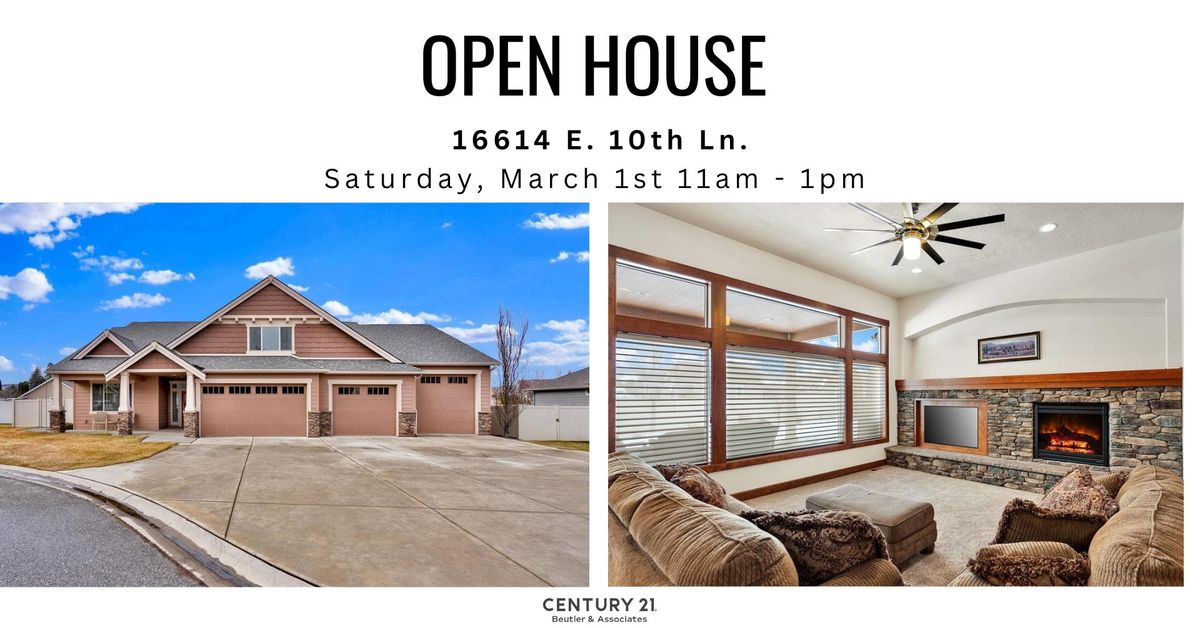 OPEN HOUSE - 16614 E. 10th Ln. Spokane Valley, WA 99037