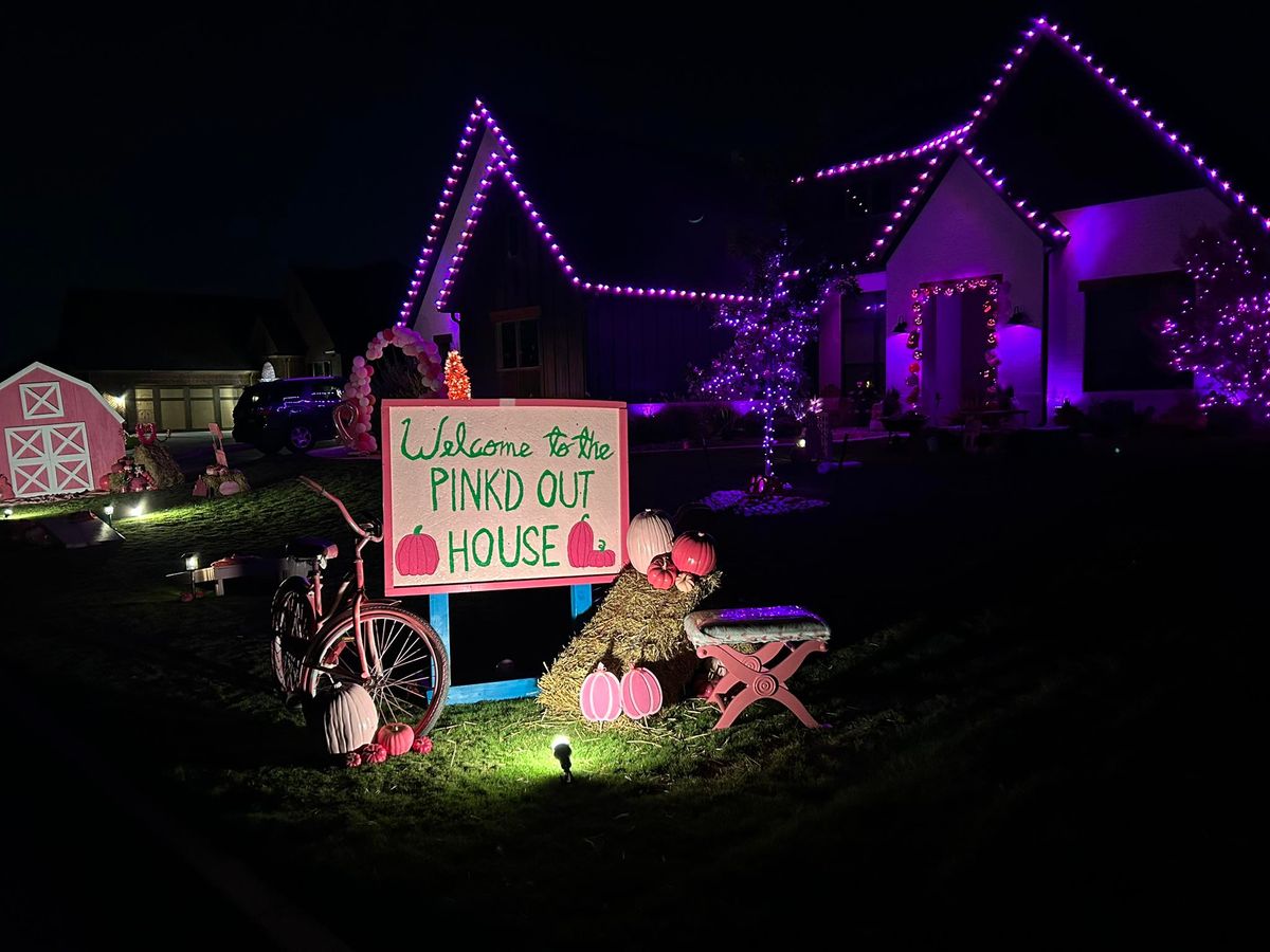 Pink'd Out House Spray Painting\/Unloading from Attic 