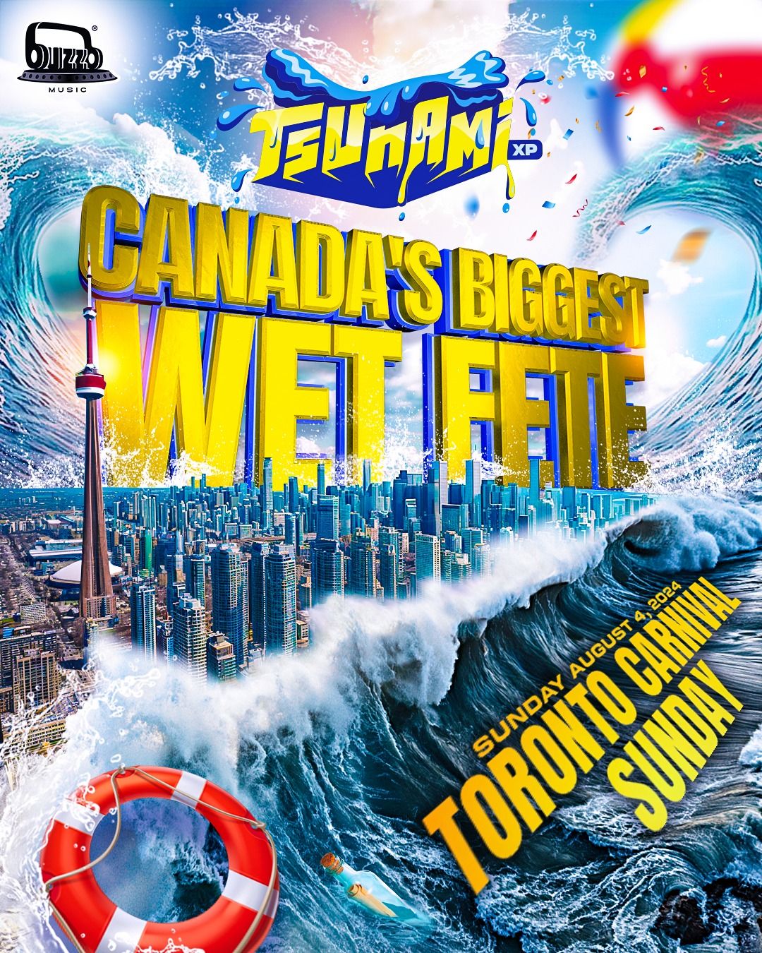 TSUNAMI 2024 - TORONTO's MOST ANTICIPATED CARNIVAL EVENT