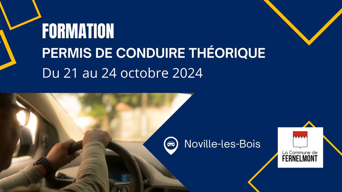 Formation : Permis de conduire th\u00e9orique