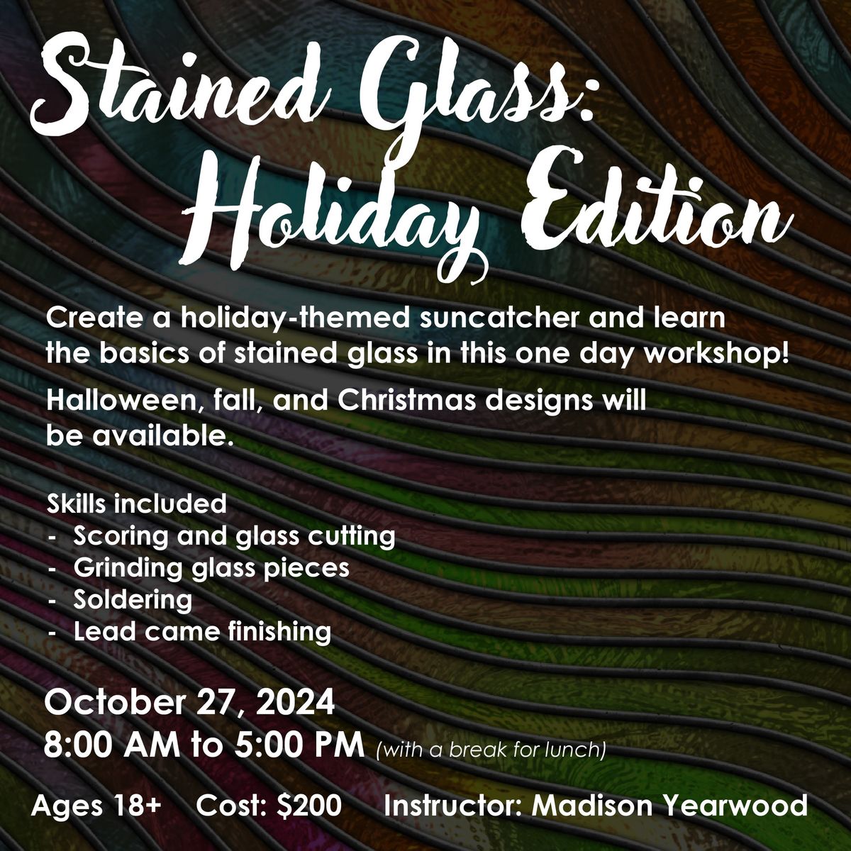 Stained Glass-Holiday Edition!