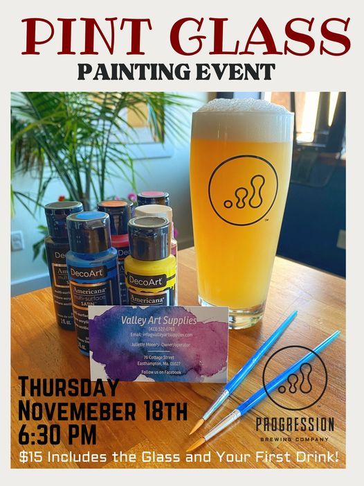 Paint a Pint Night!, Progression Brewing Company, Northampton, 18