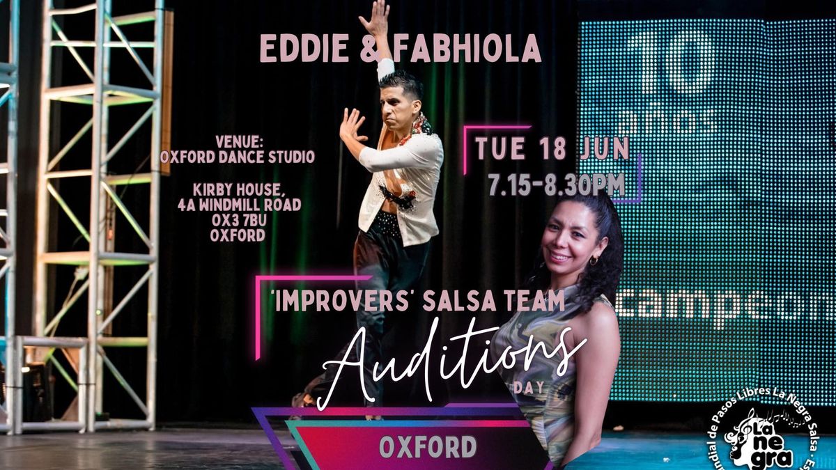 Improvers Salsa Team Audition with Fabhiola & Eddie