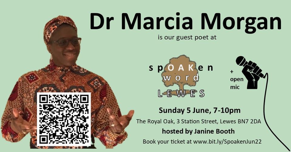 Spoaken Word Lewes with Dr Marcia Morgan