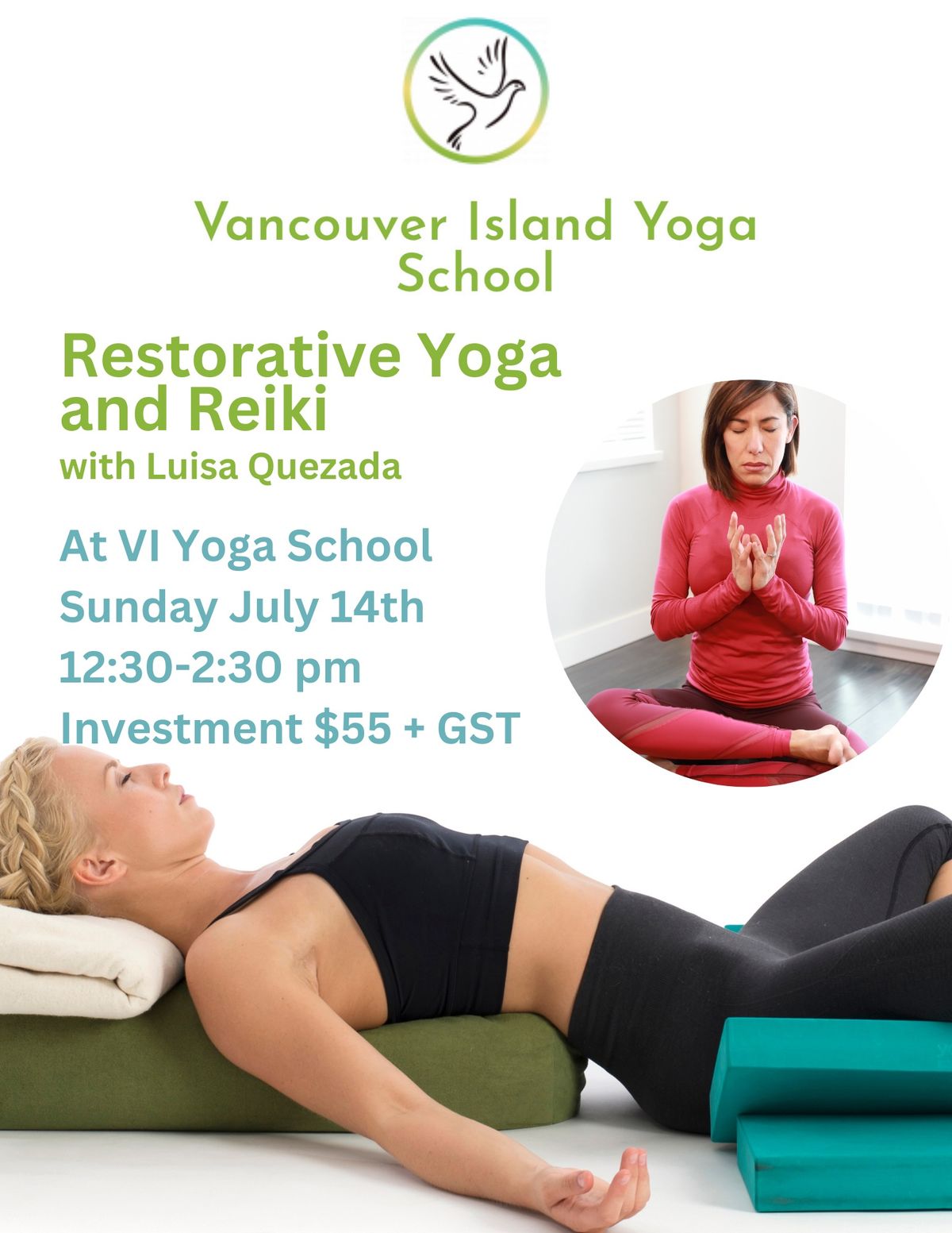 Restorative Yoga and Reiki