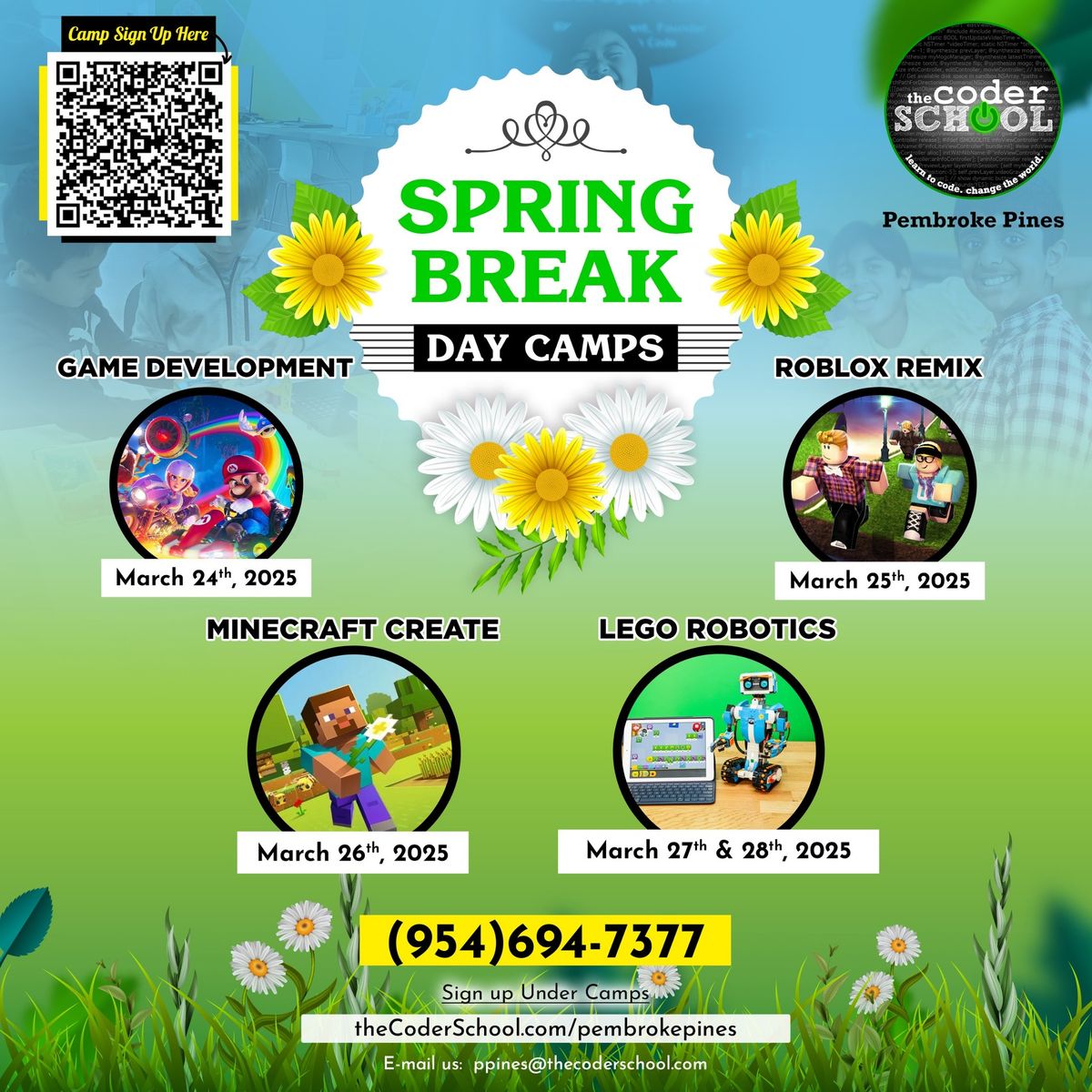 Spring Break STEM\/Coding\/Robotics Day Camps for Kids Ages 6-14