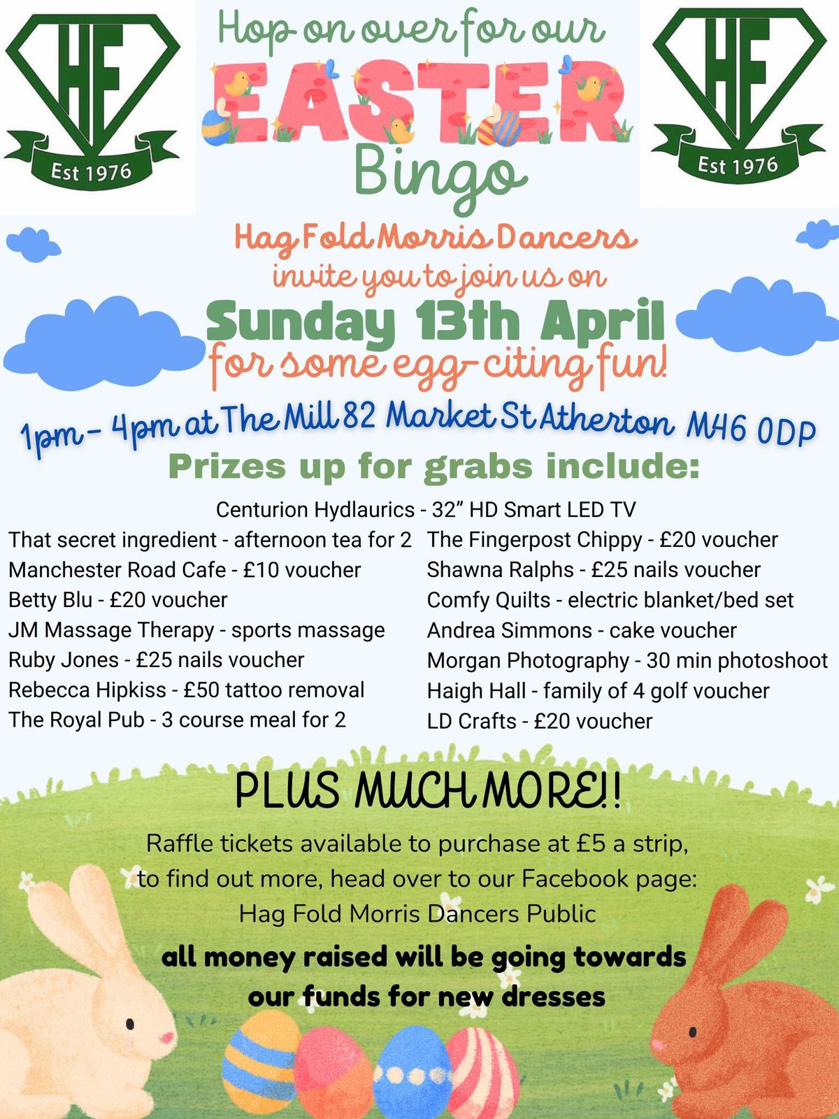 Hagfold Morris Dancers Easter Bingo