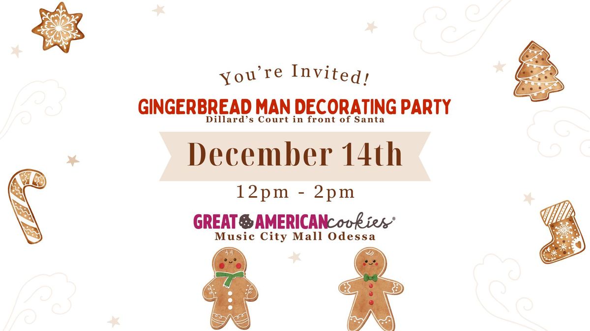 Gingerbread Man Decorating Event