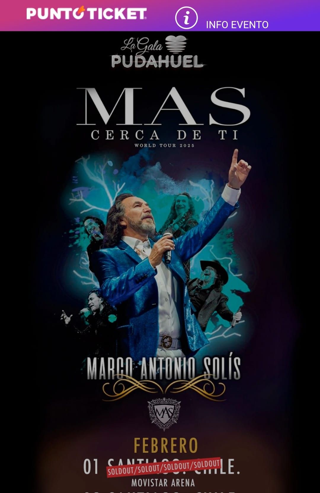 Concierto de Marco Antonio Solis 