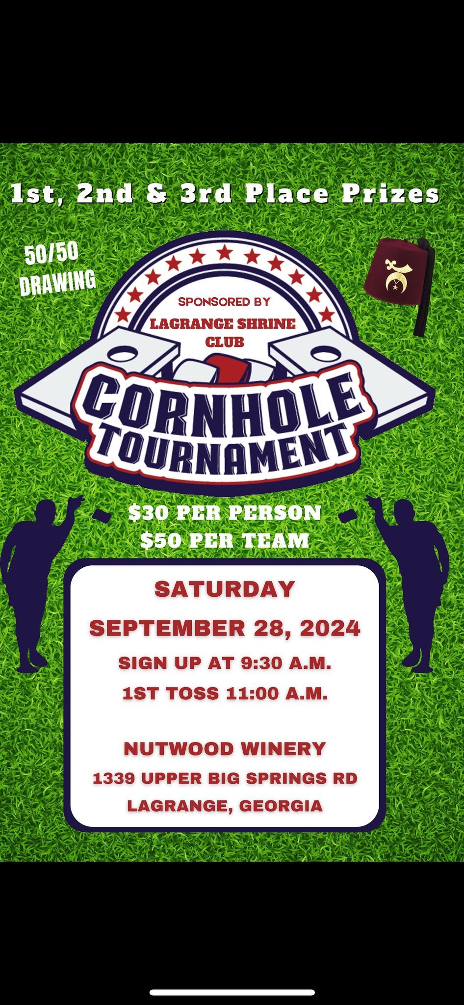 Lagrange Shrine Club Cornhole Tournament