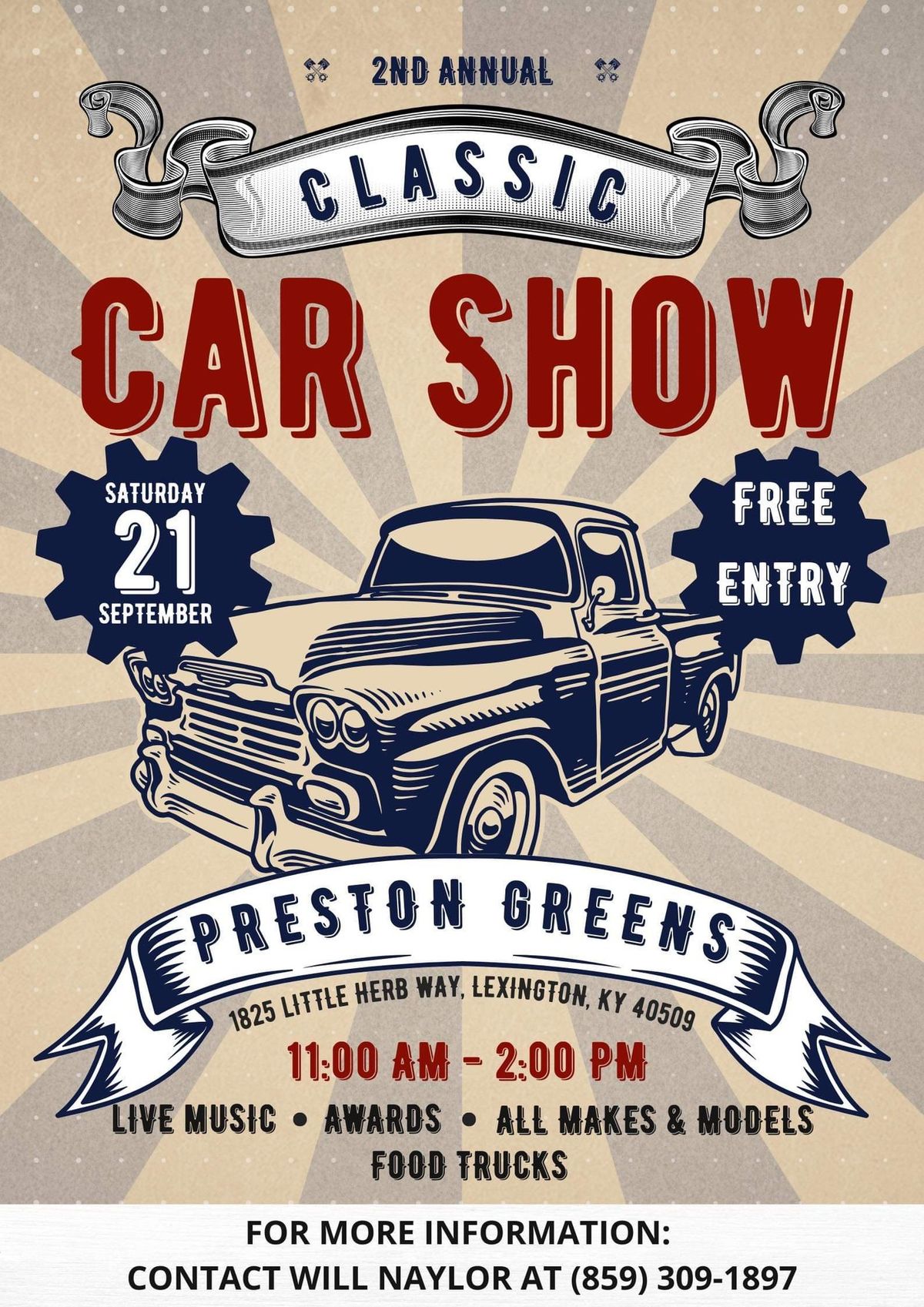 2nd Annual Classic Car Show 