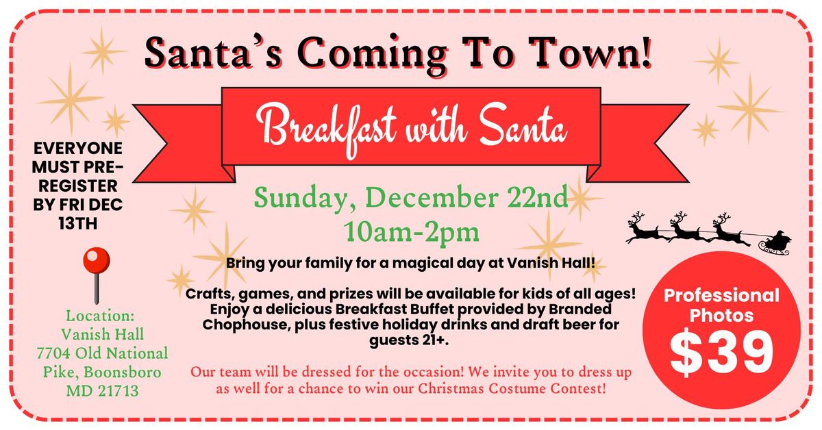 Breakfast with Santa!