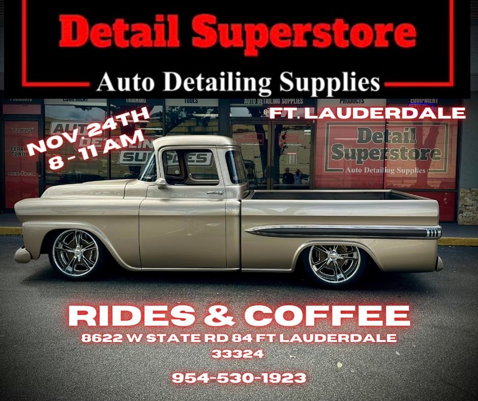 Rides & Coffee at Detail Superstore Ft Lauderdale