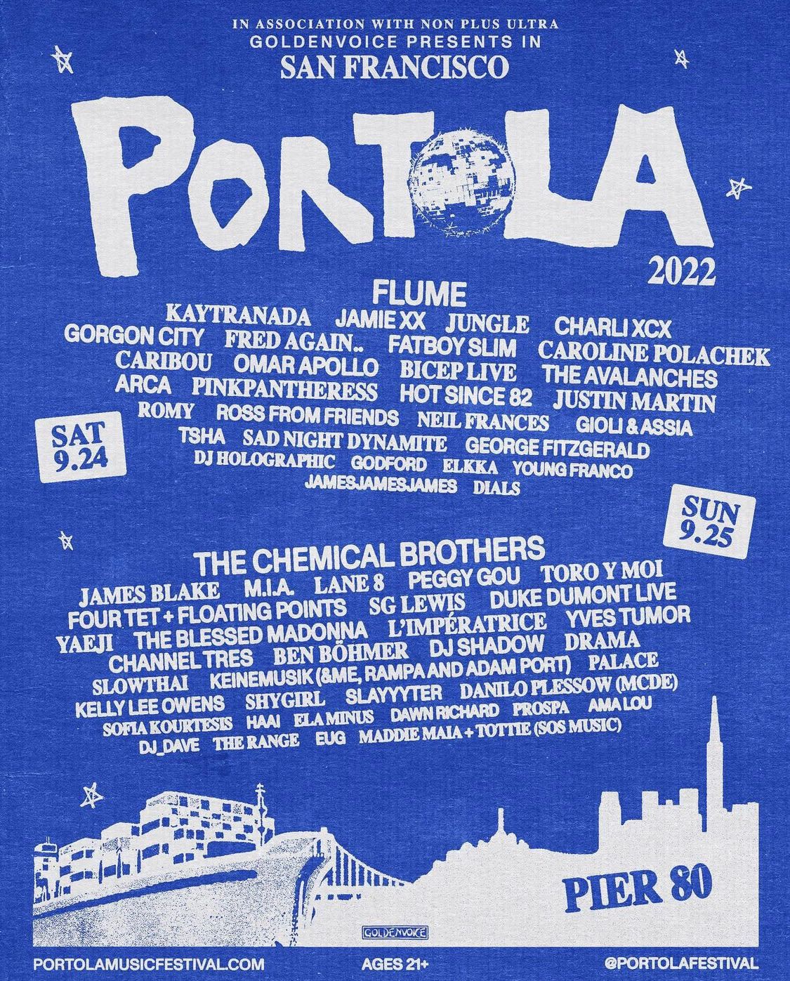Portola Music Festival - Sunday at Pier 80