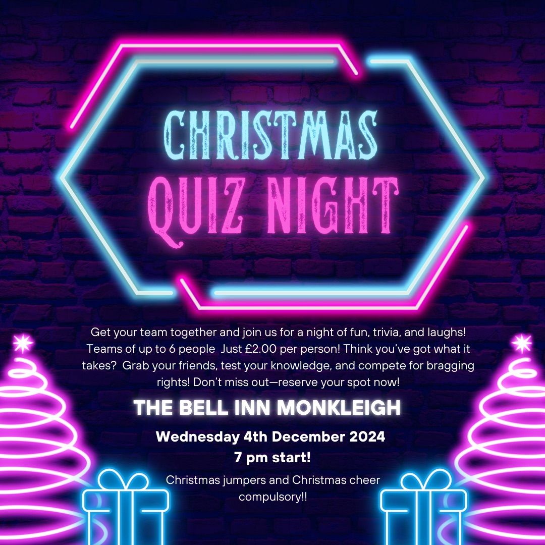 The Bell Inn Christmas Quiz