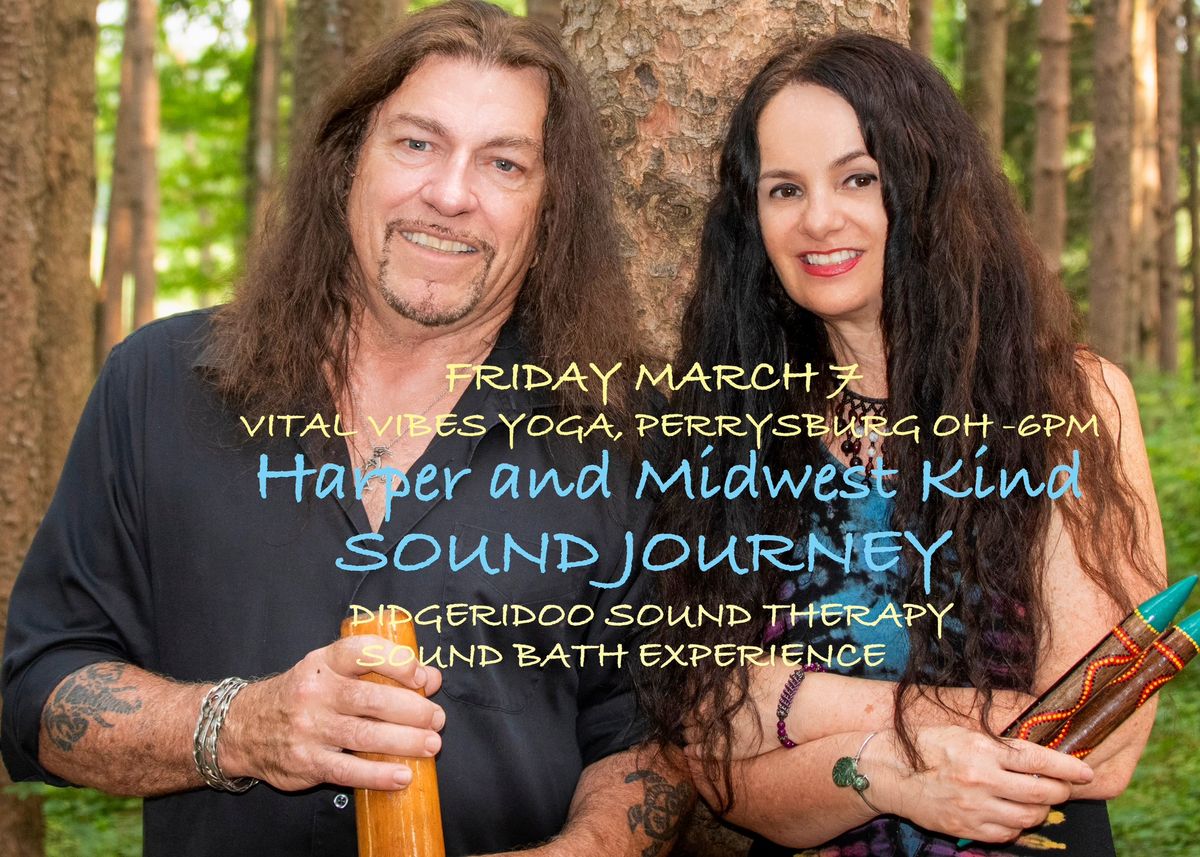 Didgeridoo Sound Therapy \/ Sound Bath Experience with Peter D. Harper & Bobbi Llewellyn-Harper