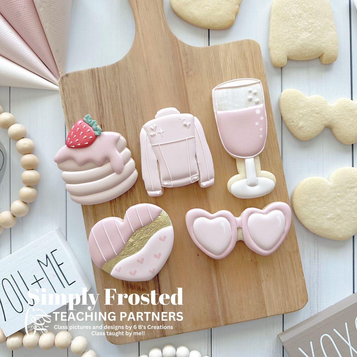 Galentines Cookies and Boards w\/Simply Frosted