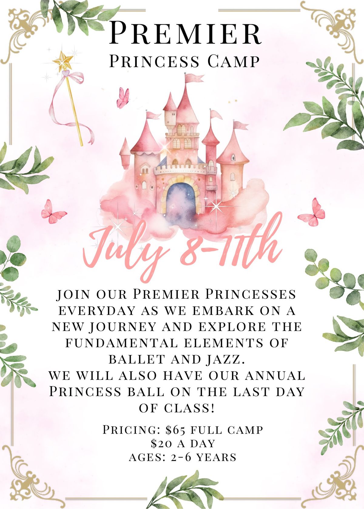 Premier Princess Camp
