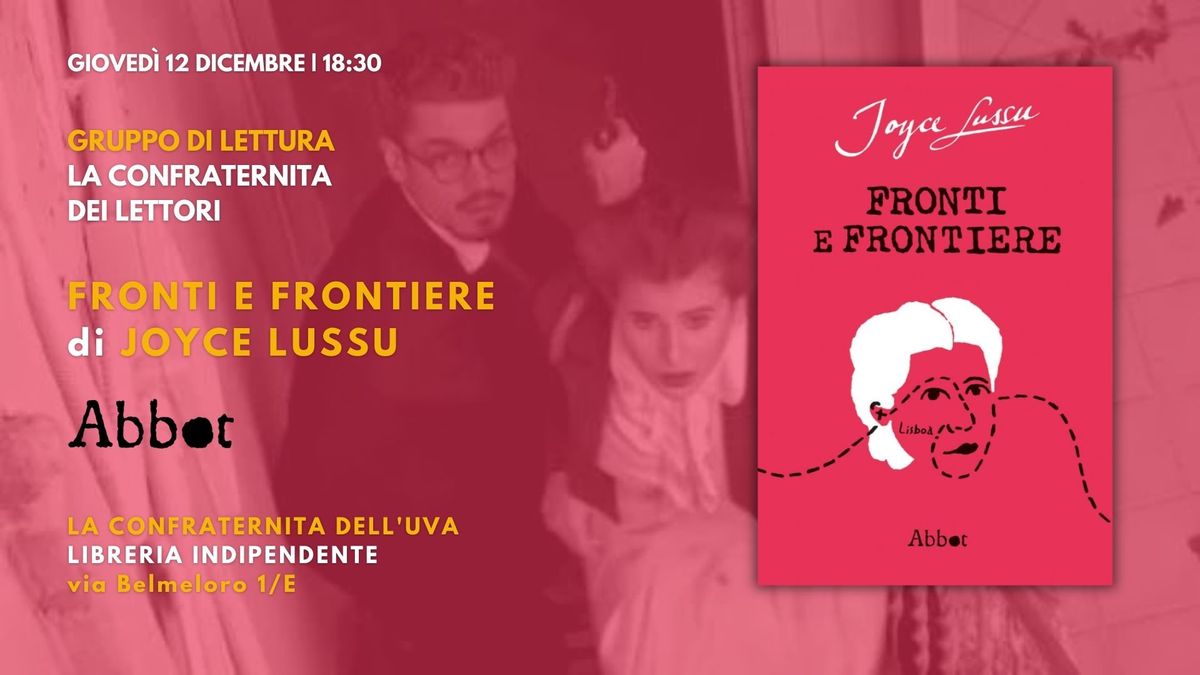 Gruppo di lettura "La confraternita dei lettori": Fronti e frontiere di Joyce Lussu