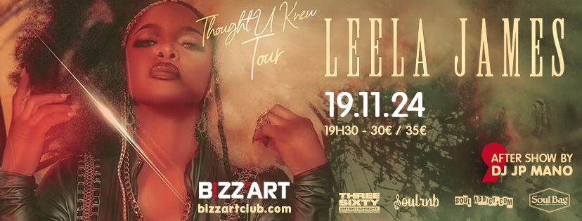 LEELA JAMES live @Bizz'Art Paris