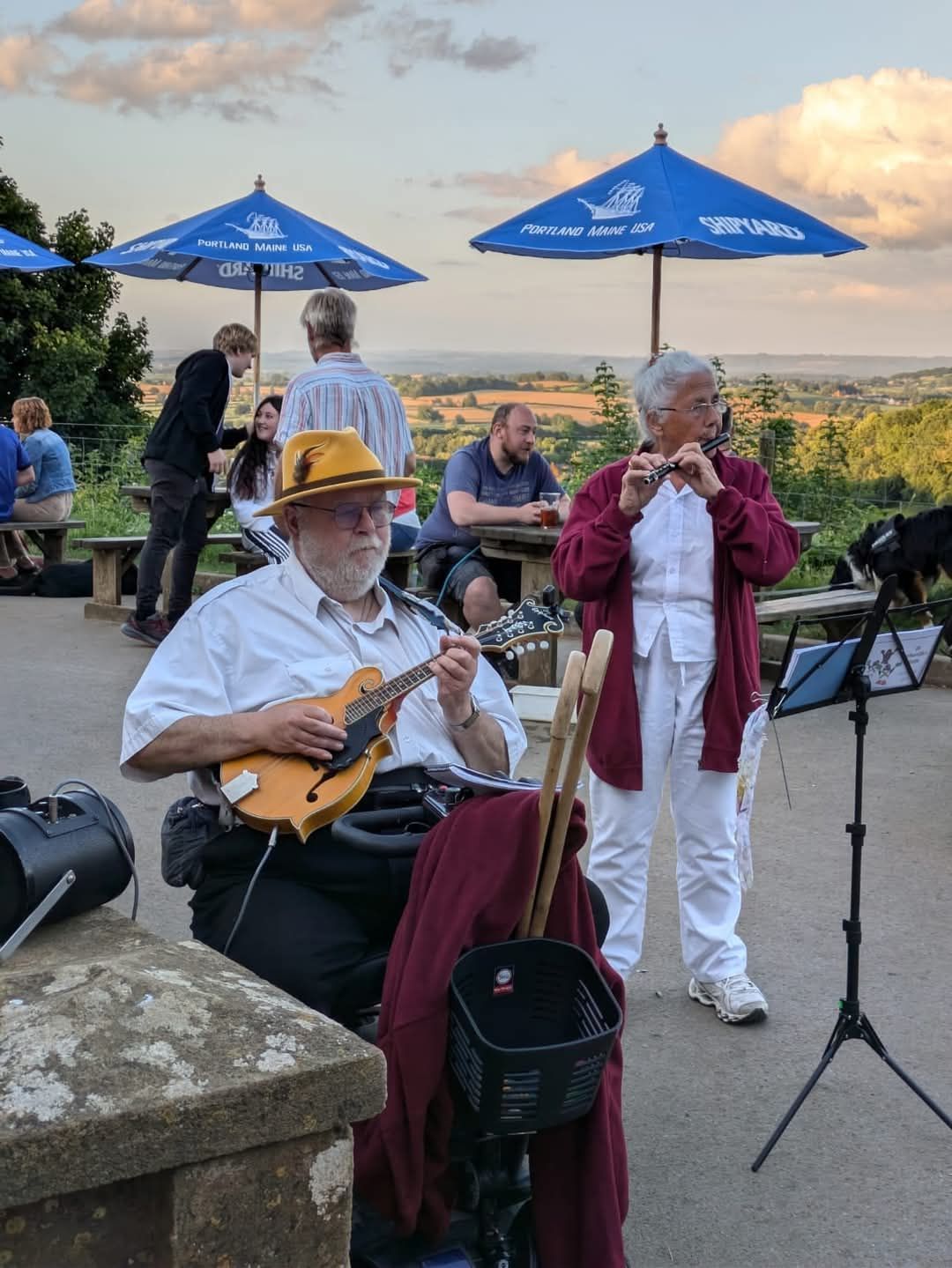 Dancing at the Prince of Wales on Ham Hill! 