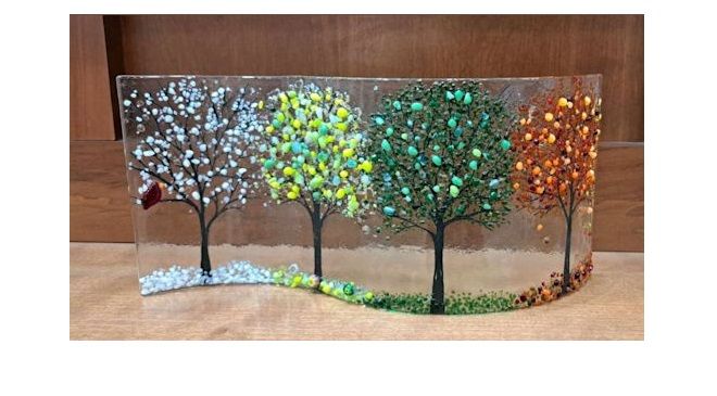 Four Seasons Fused Glass