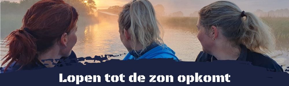 Lopen tot de zon opkomt