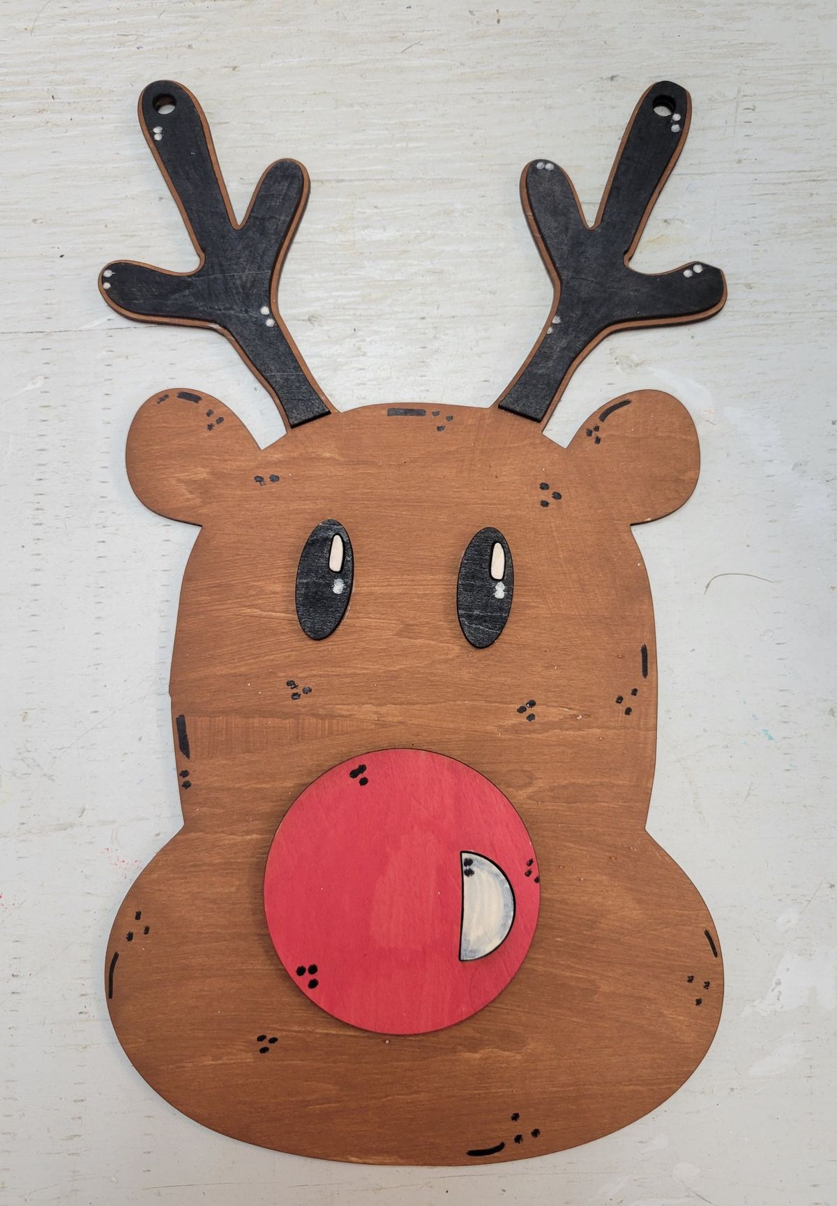 $10 Reindeer Door Hanger 