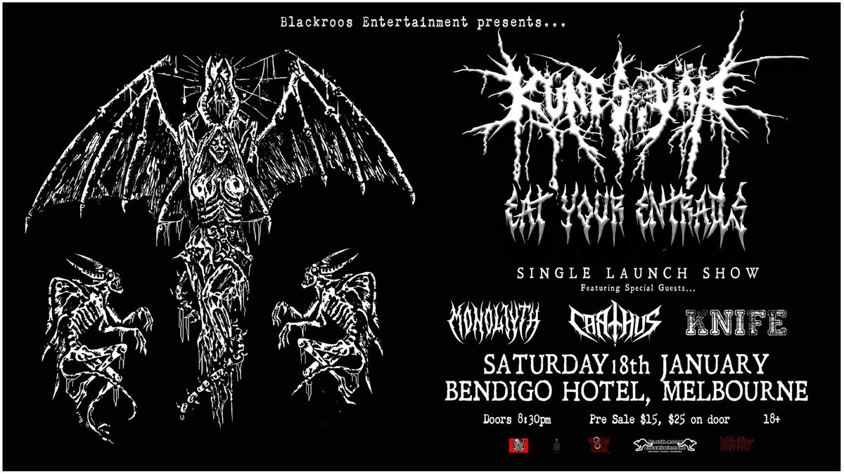 K\u00fcntsqu\u00e4d - 'Eat your Entrails' Single launch at the Bendi