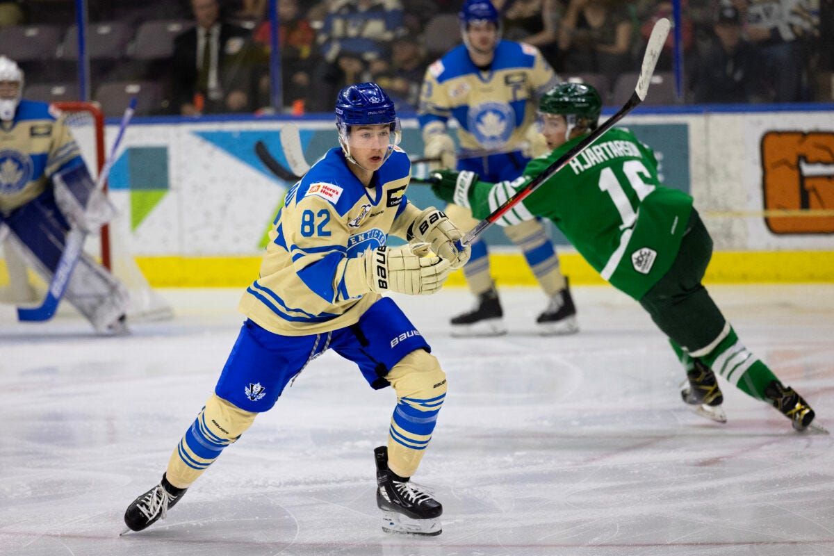 Parking Edmonton Oil Kings at Penticton Vees
