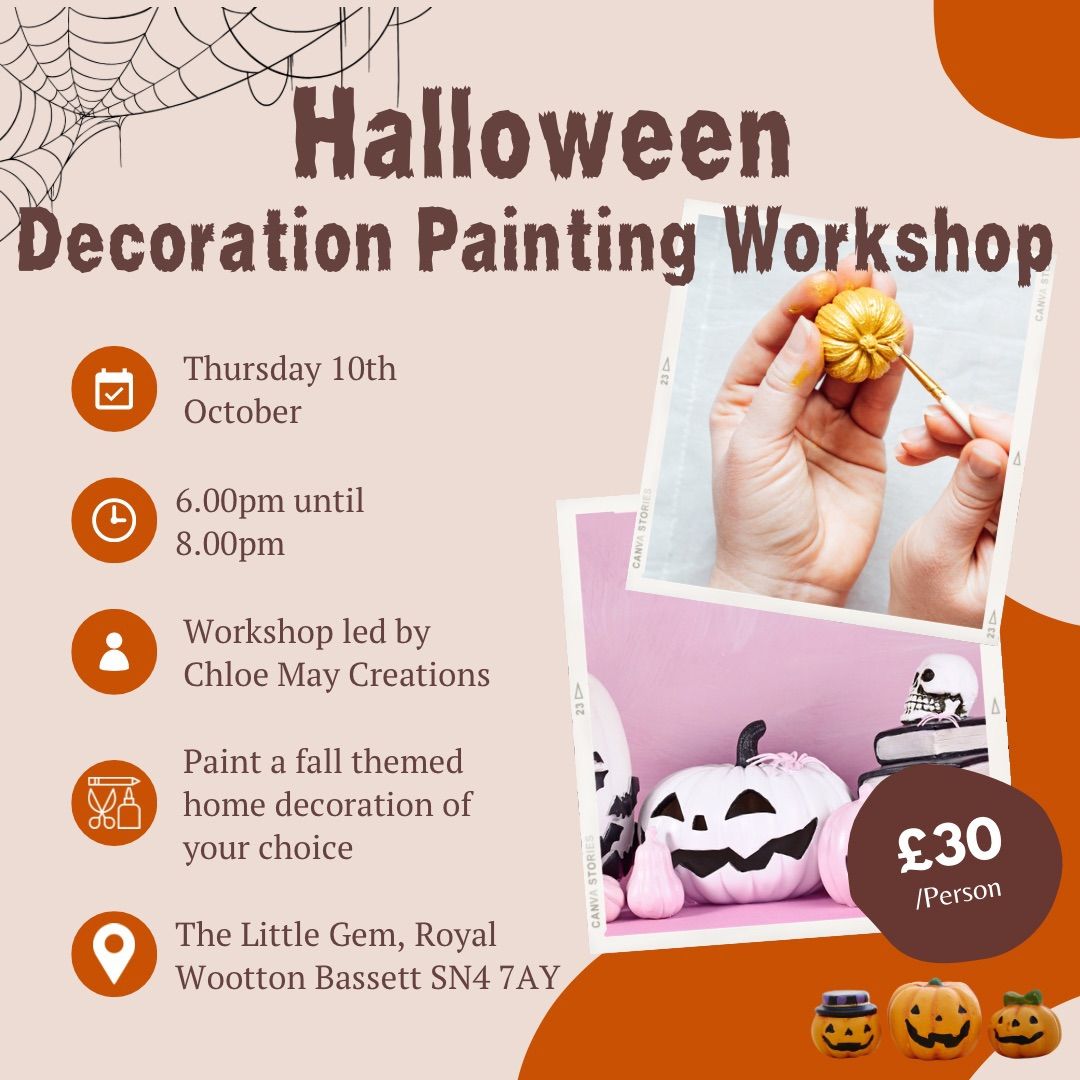 Halloween Decoration Making Workshop